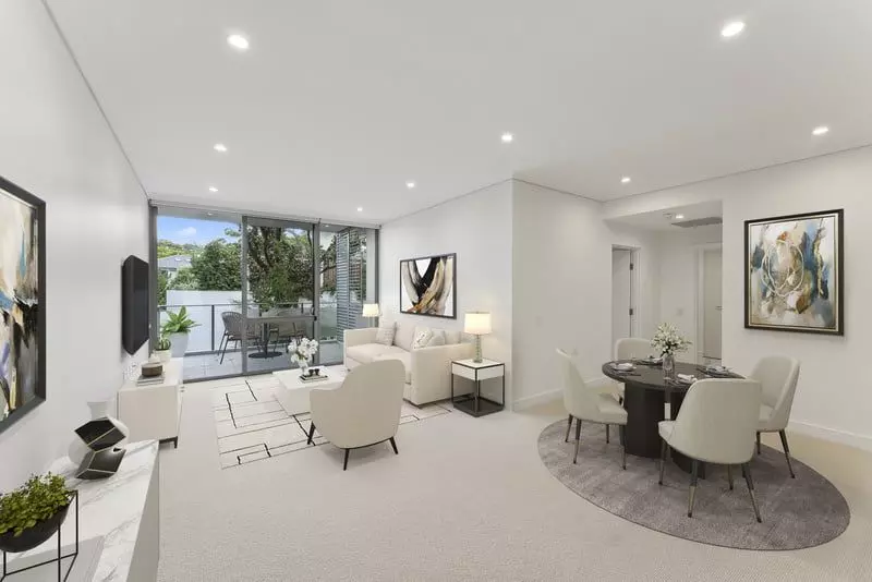 Stunning, Elevated Residence with Leafy Balcony Views