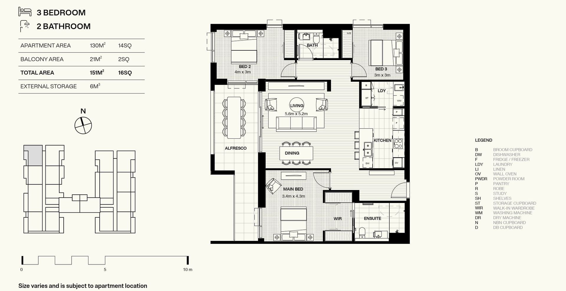 City Views and Spacious Design in Exclusive Apartment