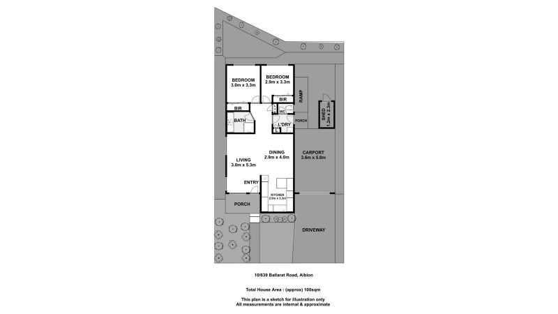 Beautifully presented 2 bedroom home!