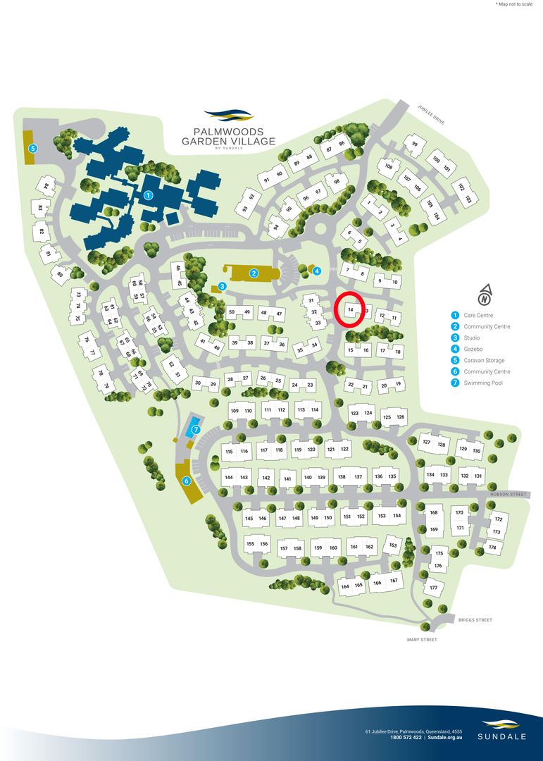 Stone's throw from Community Centre - Unit 14 Palmwoods Garden Village