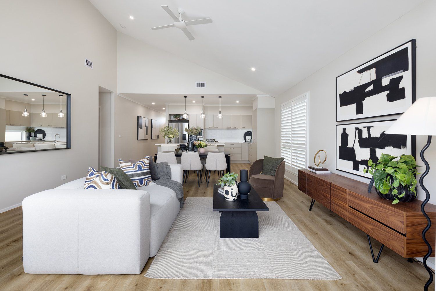Open plan living to relax and enjoy