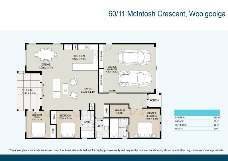 Stylish Living with Lovely Green Surrounds