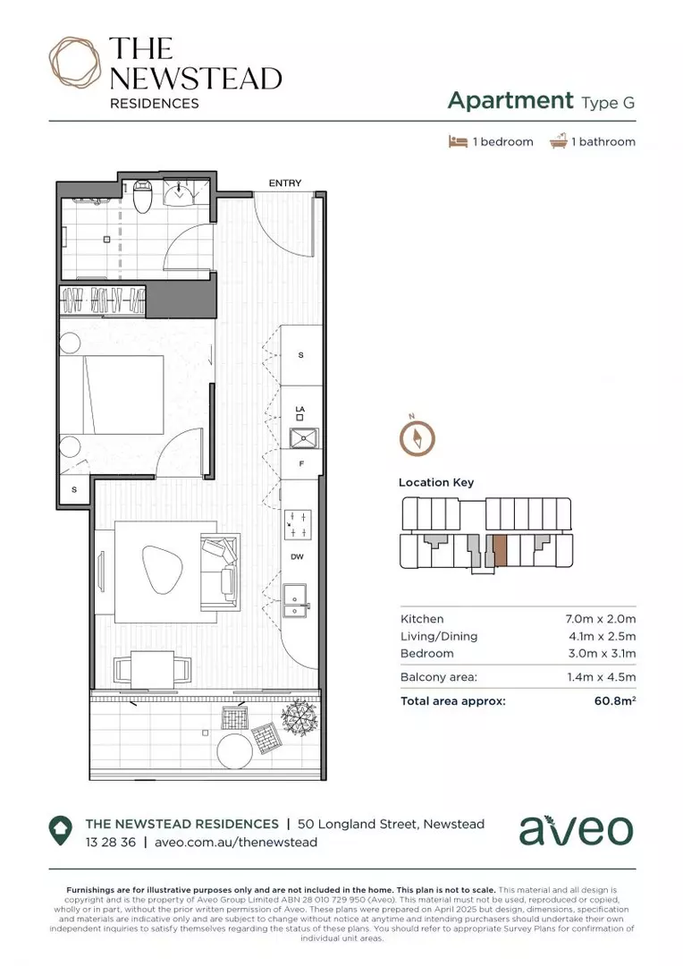 Seamless one bedroom apartment