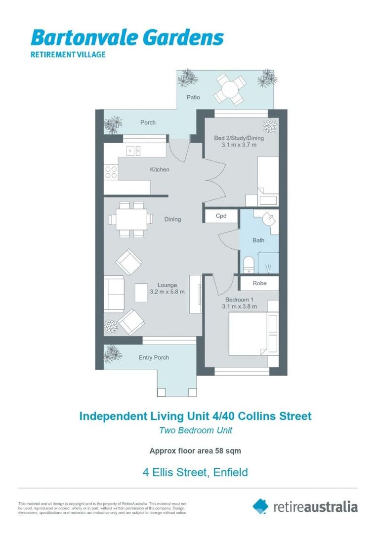 Live your retirement dream in garden surrounds!!