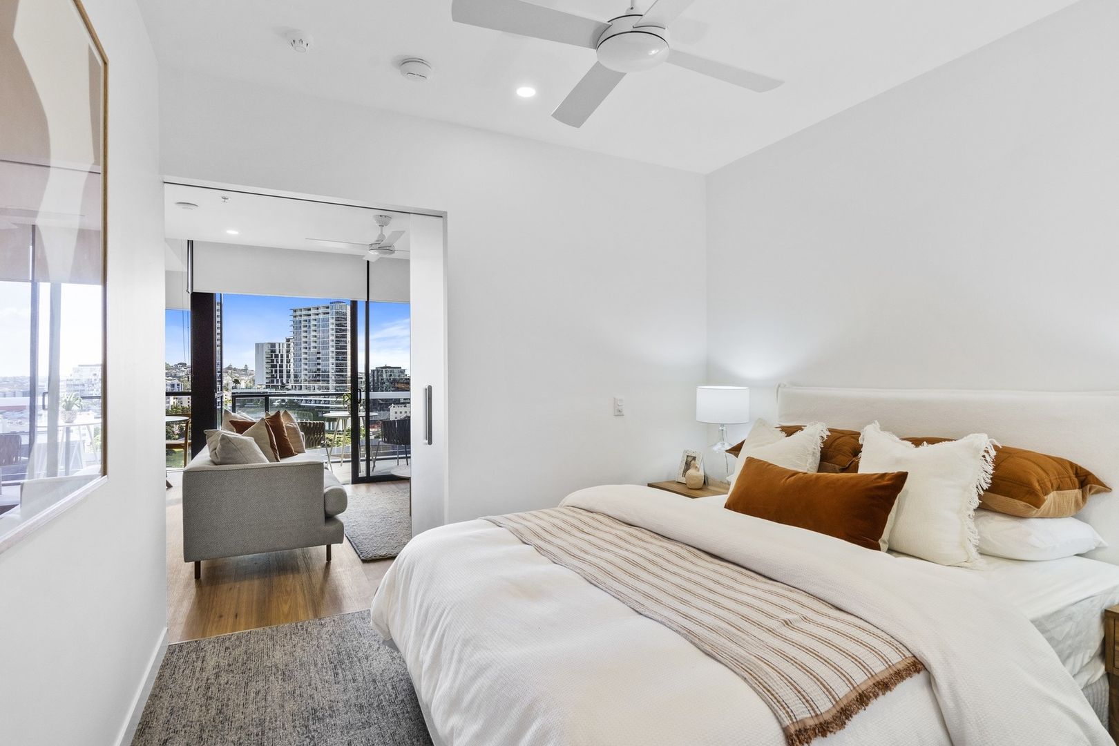 Seamless and light-filled one-bedroom apartment