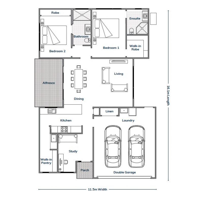 Perfectly designed for downsizers