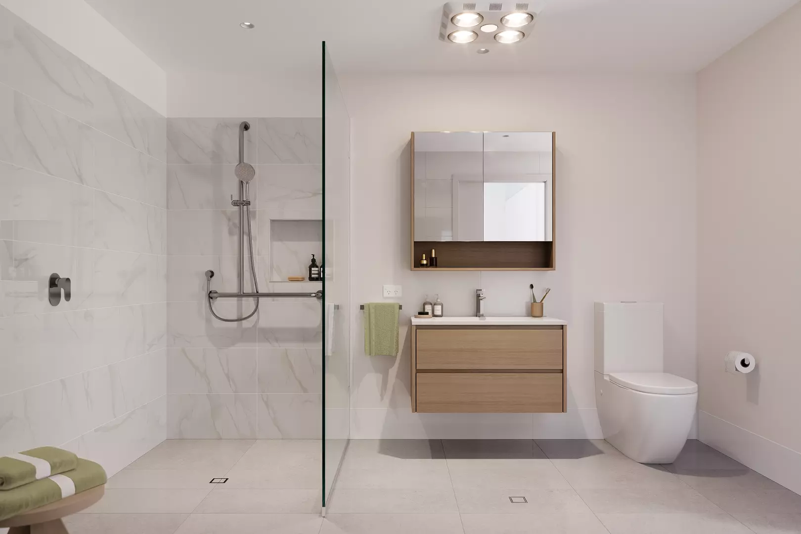 Oak Tree Retirement Village Jesmond - 2 Bedroom + 1 Bathroom + 1 Study