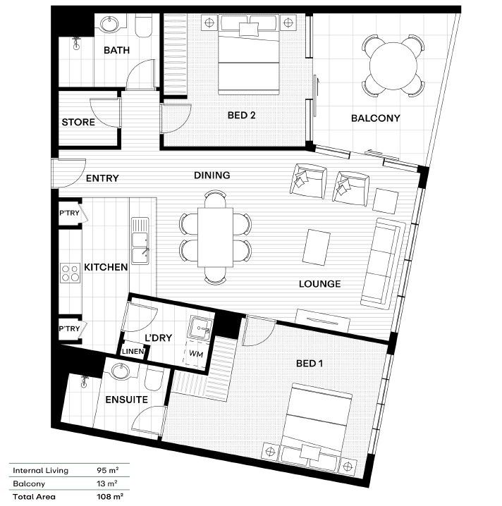 Relaxed Living with a Coastal Backdrop