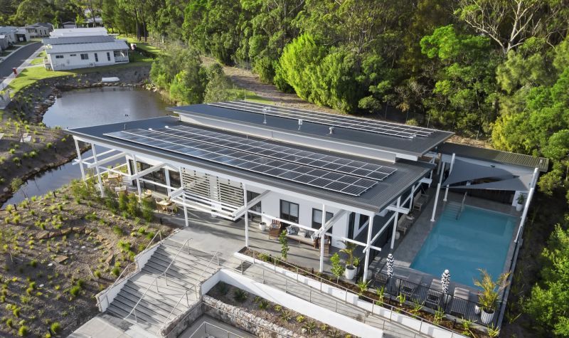 Stunning home with beautiful outlook and water views