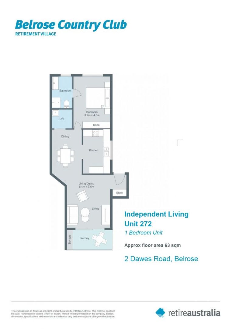 Beautifully presented, light-filled one-bedroom unit with district views.