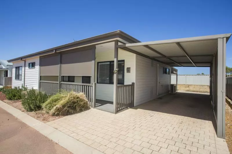 Open plan living situated on a large, elevated block.