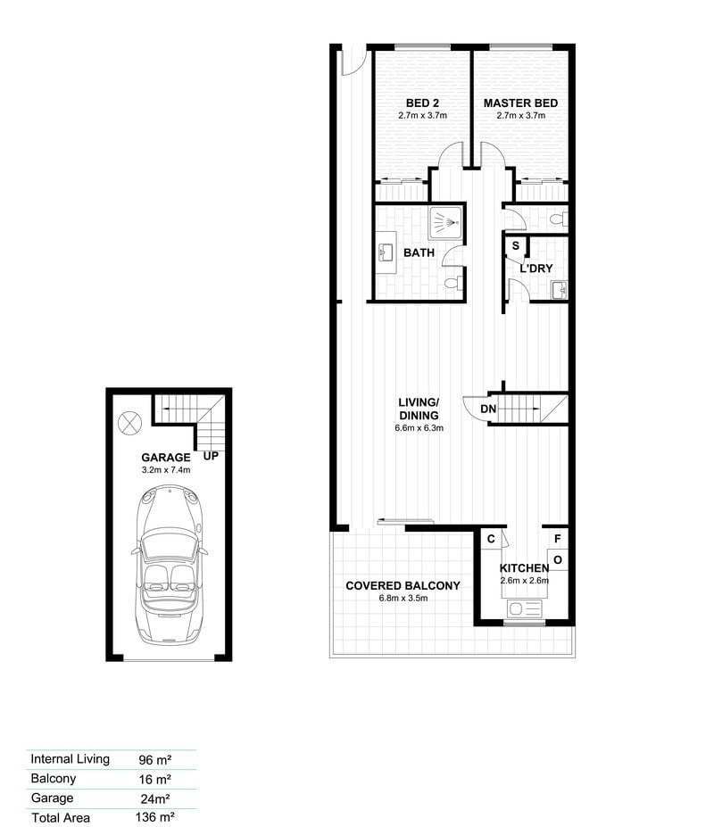 Bright, Private Villa with Study and Sunny Balcony