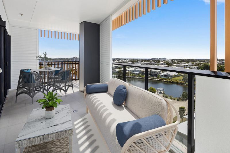 Top-Floor Living with Water Views