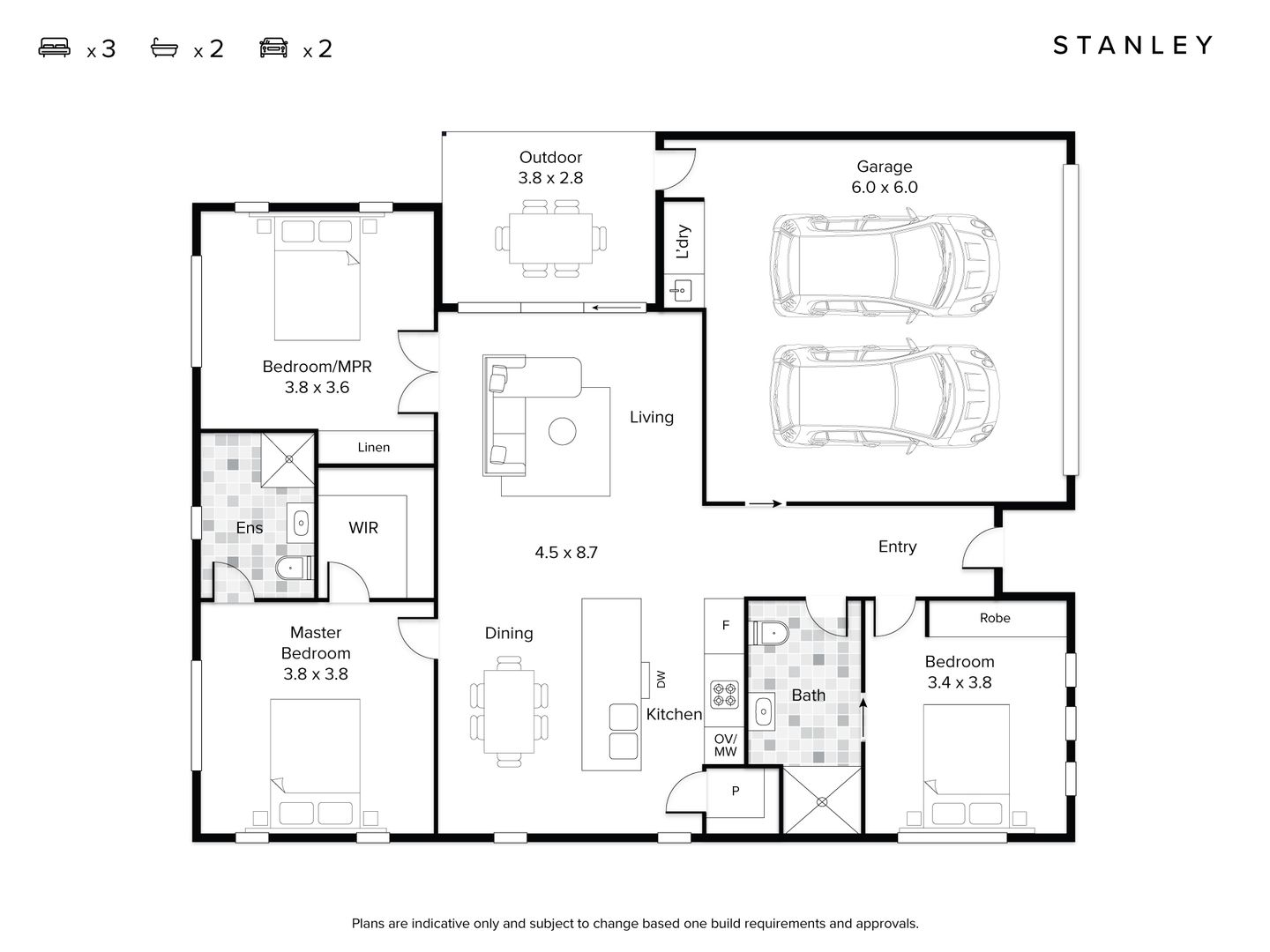 Final Stage 2 Bed 2 Bath 2 Car Homes Now Released
