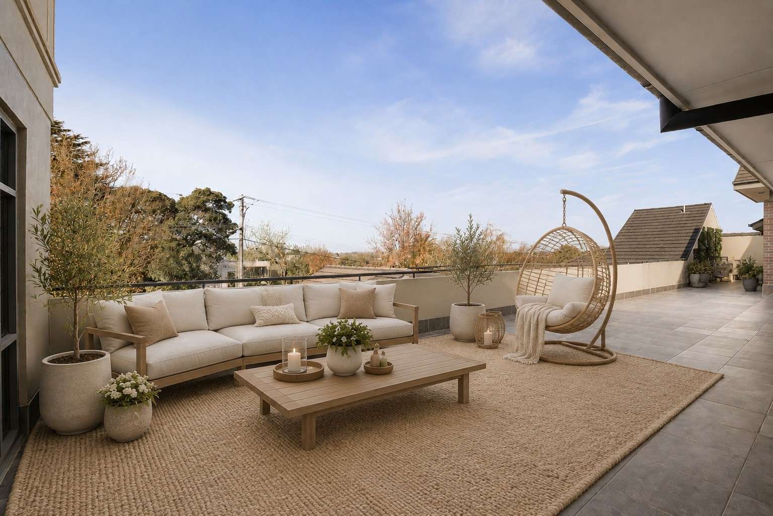Premium two-bedroom apartment with beautiful east-facing garden views
