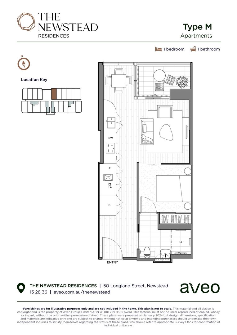 Effortless one-bedroom apartment