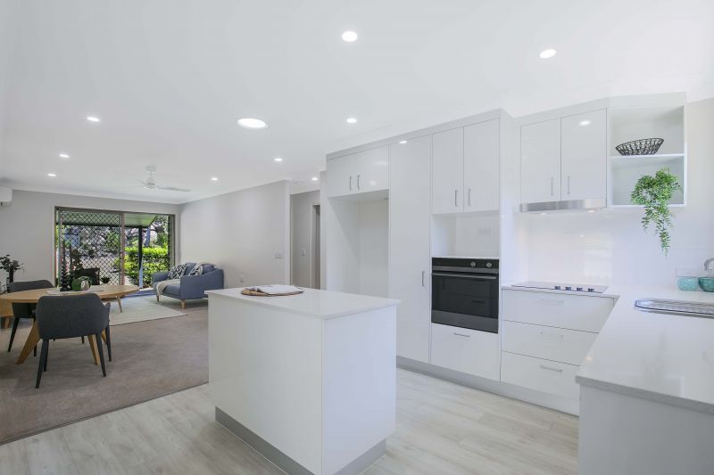 Two-bedroom villa with attached garage