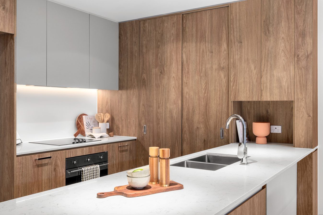 A beautifully designed north‑facing two‑bedroom haven