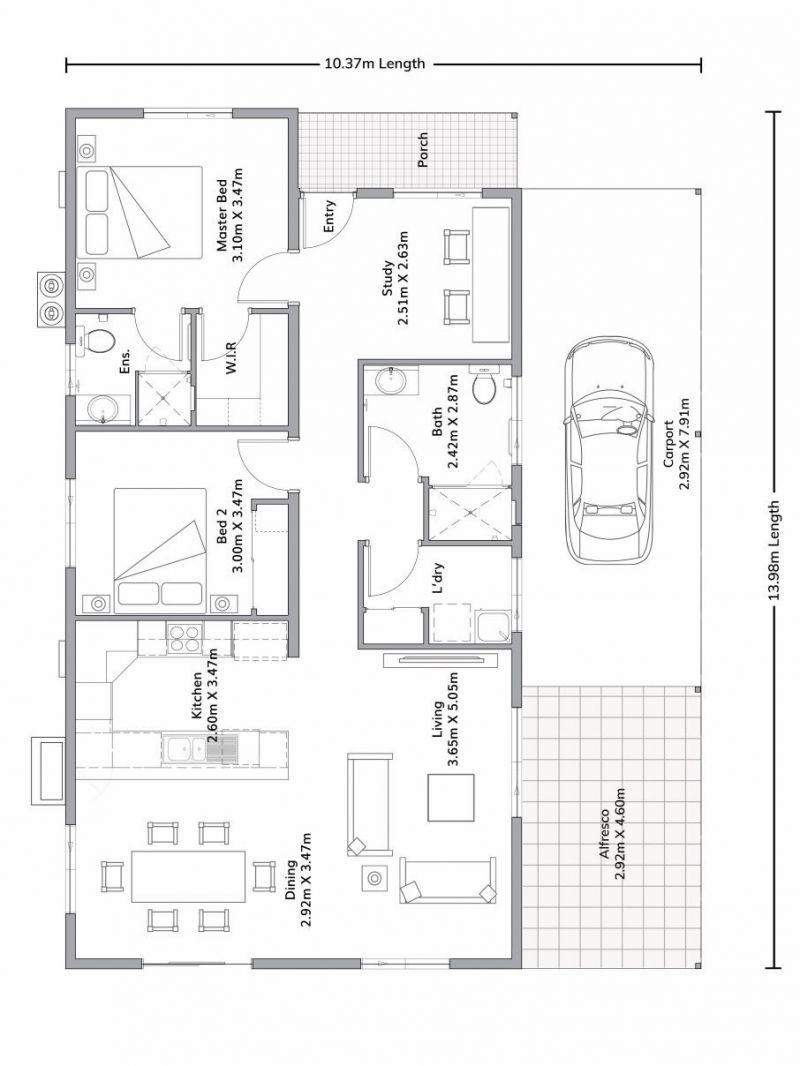 Opposite green space, on a corner lot