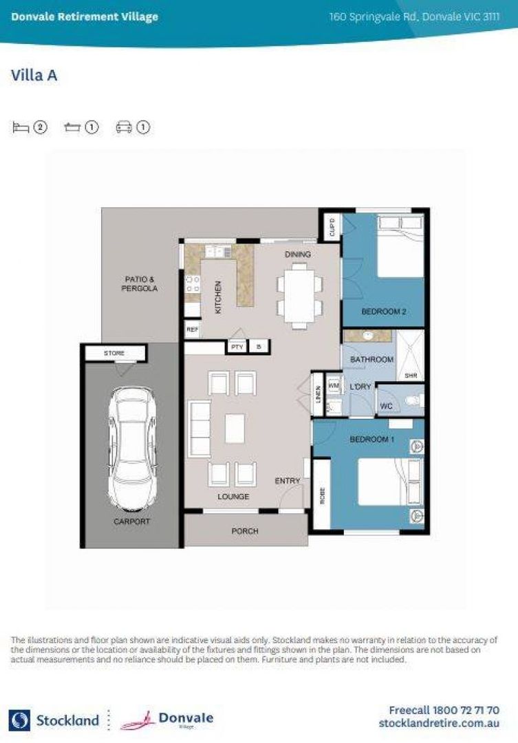 Perfect for an over 55s lifestyle