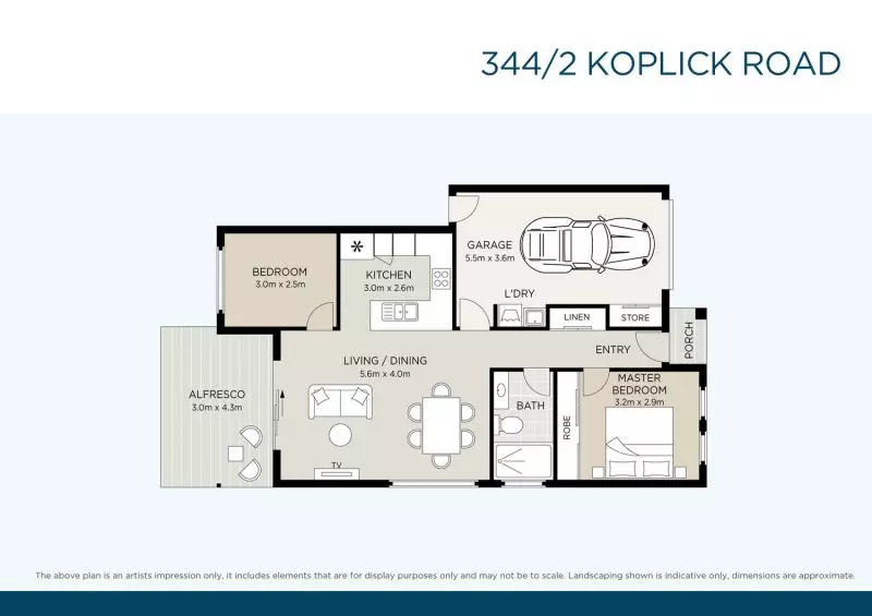 Peaceful Modern Living with Generous Outdoor Space