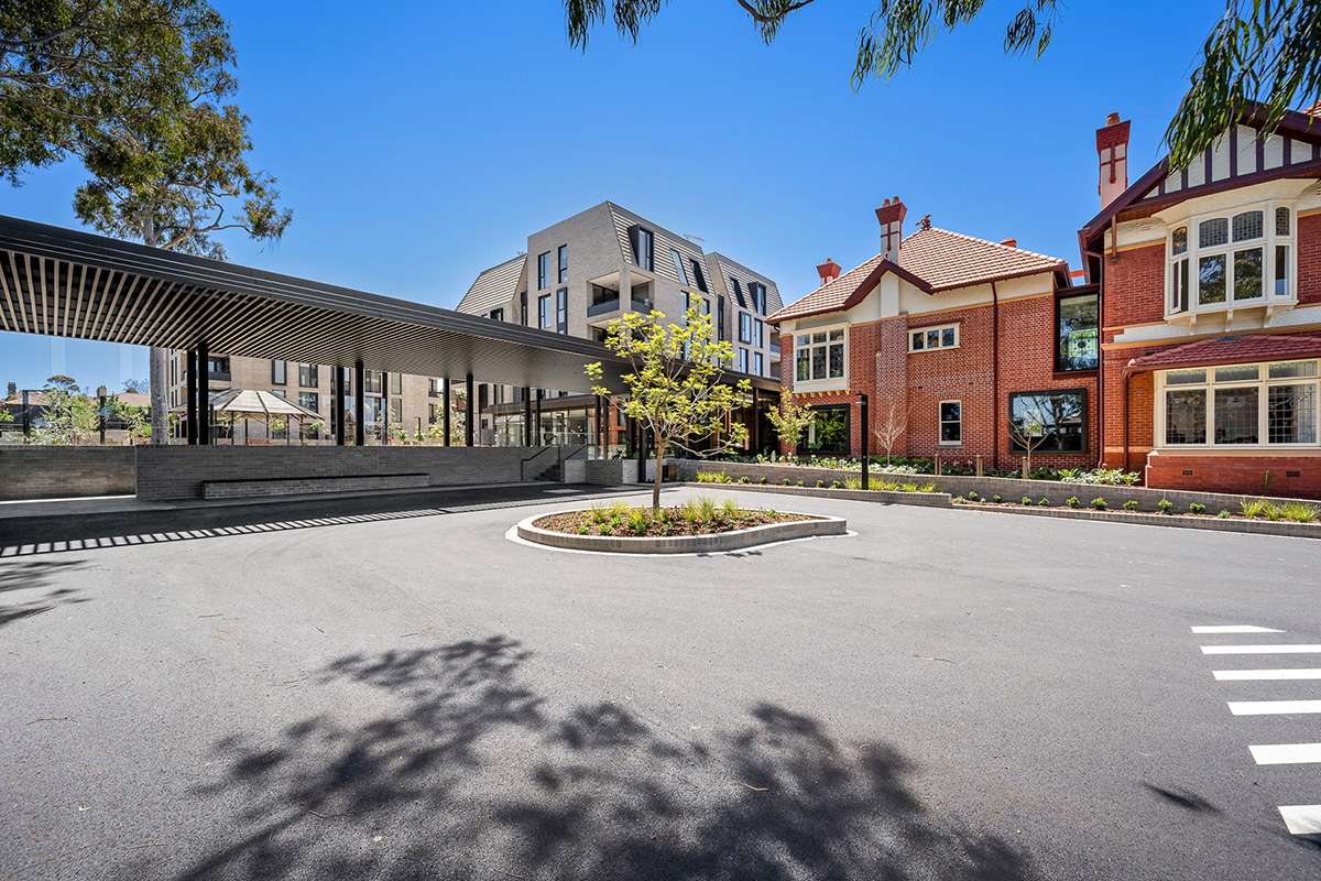 Bright, house-sized three bedroom residence complete with a wraparound outdoor terrace