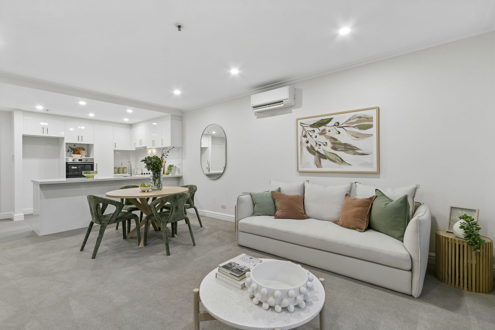 Bright & spacious one-bedroom apartment with gum tree & playing fields view