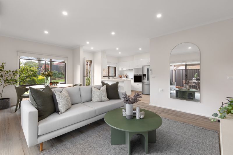 North-facing two-bedroom villa with private backyard