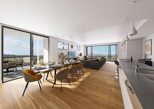 Penthouse perfection with amazing golf course views