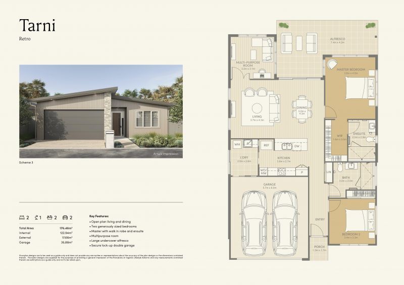 The Tarni is thoughtfully designed for easy living and effortless style.