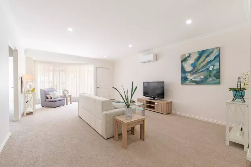 Rarely available 3 bedroom unit with double garage