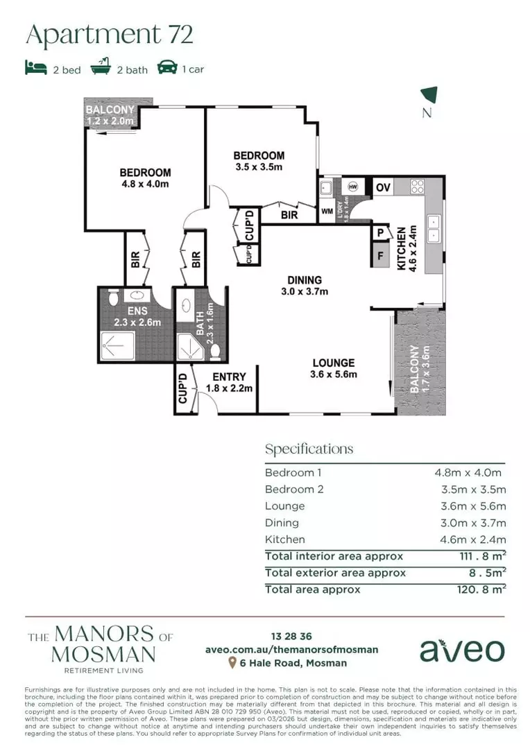 72/6 Hale Road Mosman, NSW 2088