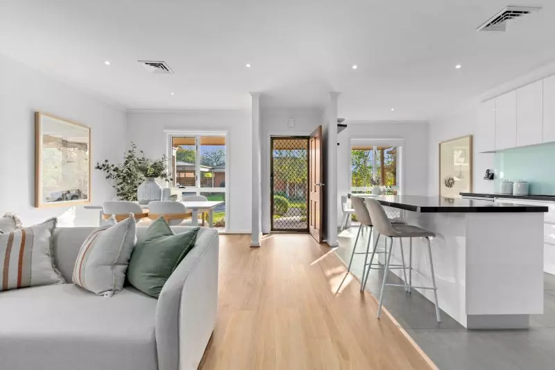 Stylishly updated two-bedroom plus study villa with delightful garden